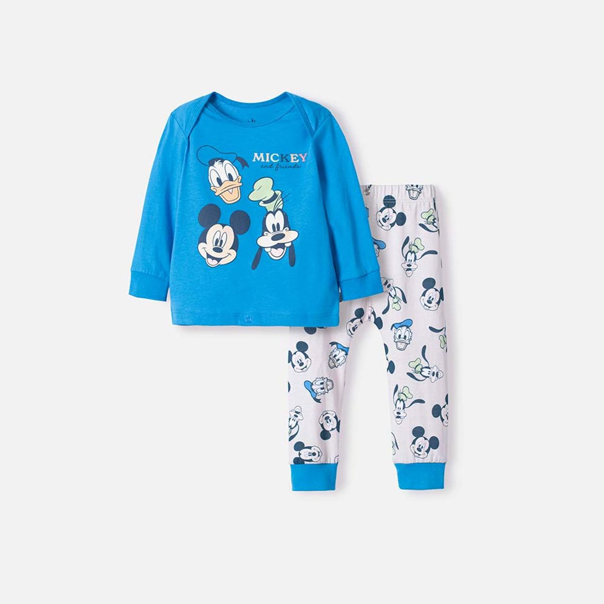DISNEY - Pijama Mickey Mouse manga larga bebé niño
