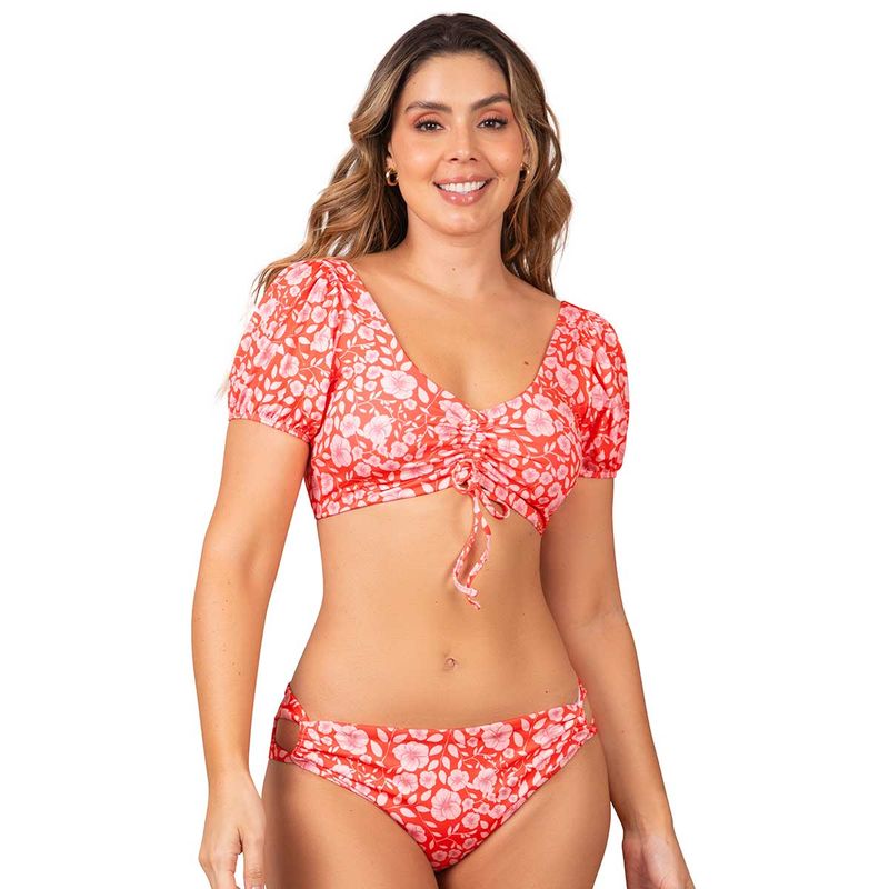 HABY - Bikini de Baño Para Mujer Manga Corta Haby