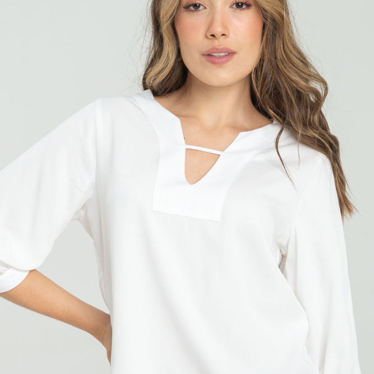 RAGGED - Blusa malanhi Blanco crudo Ragged