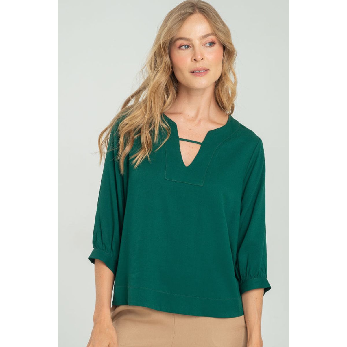 RAGGED - Blusa malanhi Verde oscuro Ragged