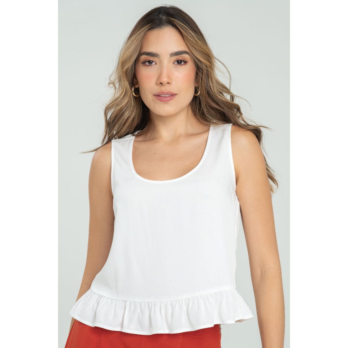 RAGGED - Blusa malai Blanco crudo Ragged