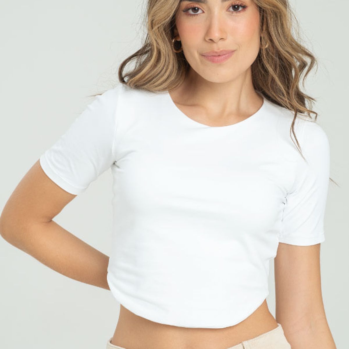 RAGGED - Top abigail Blanco crudo Ragged