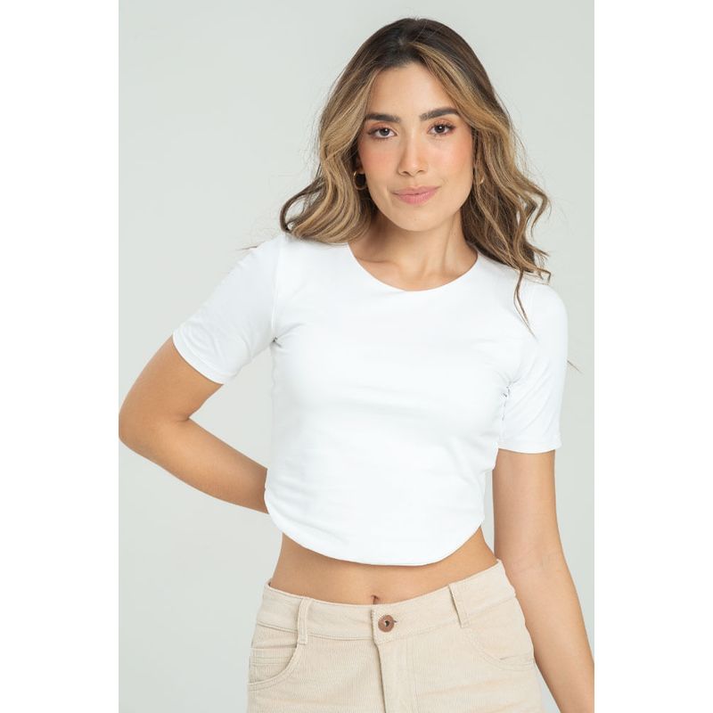 RAGGED - Top abigail Blanco crudo Ragged