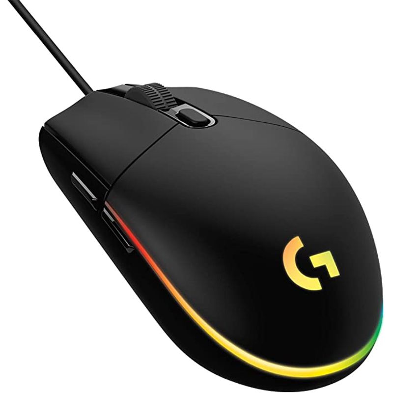 LOGITECH - Mouse Gaming Logitech G203 Negro Cable USB RGB