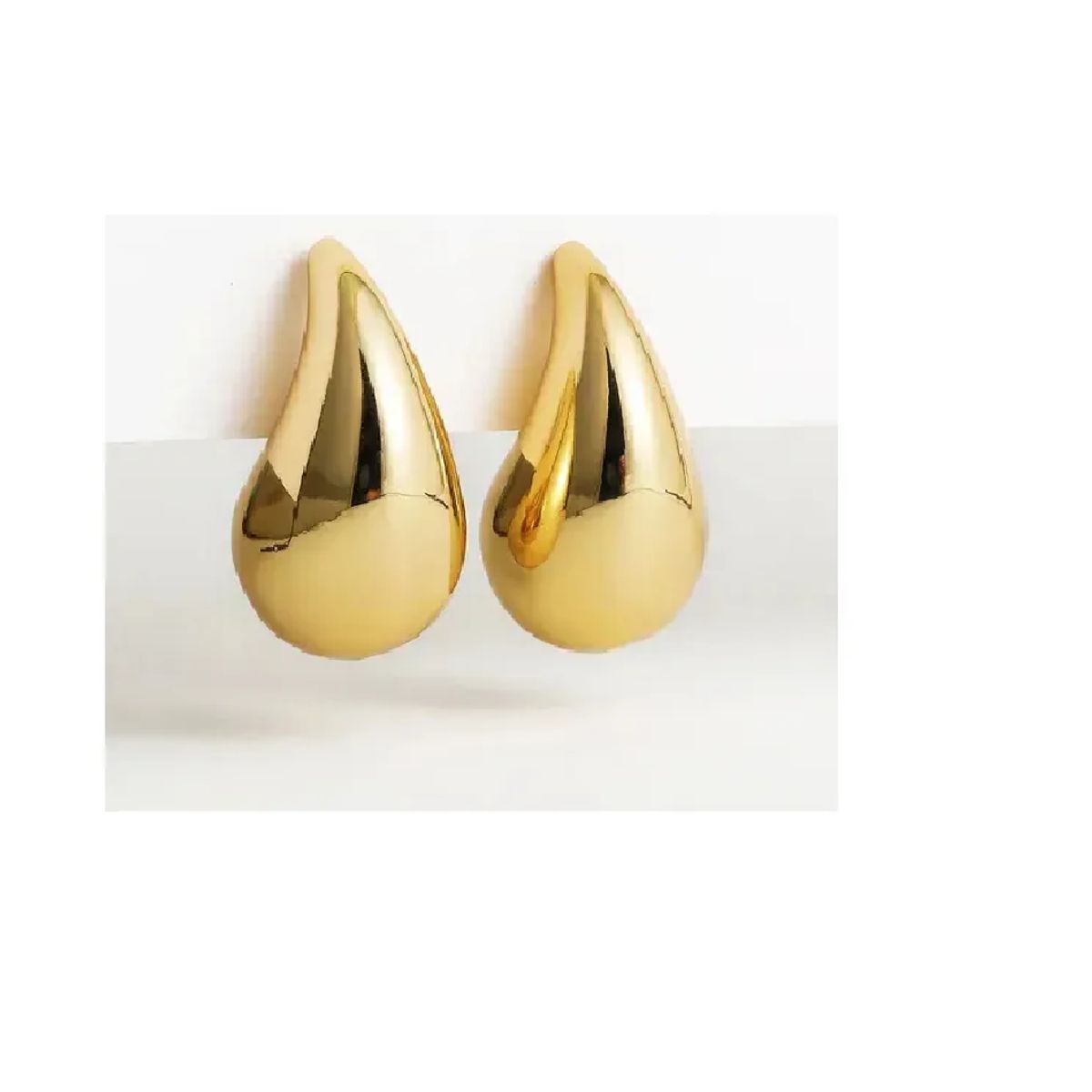 SKY - Aretes De Gota Lagrima Mujer Chunky Grandes Topo Pendientes