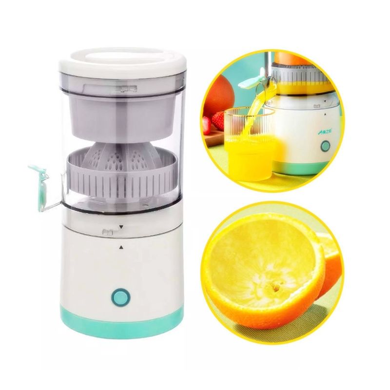 GENERICO - Exprimidor de Naranja Automatico Recargable Portatil Color Blanco
