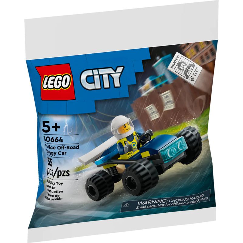 LEGO - Juego Lego Carro Todoterreno Policía 35 Piezas Niños