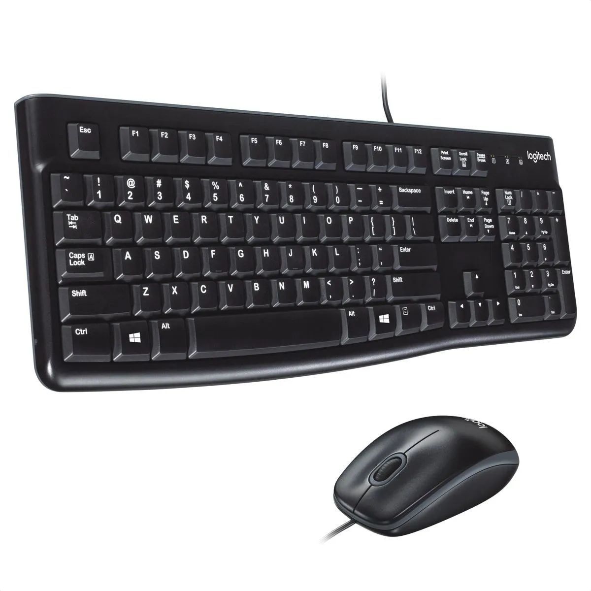 LOGITECH - Combo Teclado y Mouse Logitech Mk120 USB