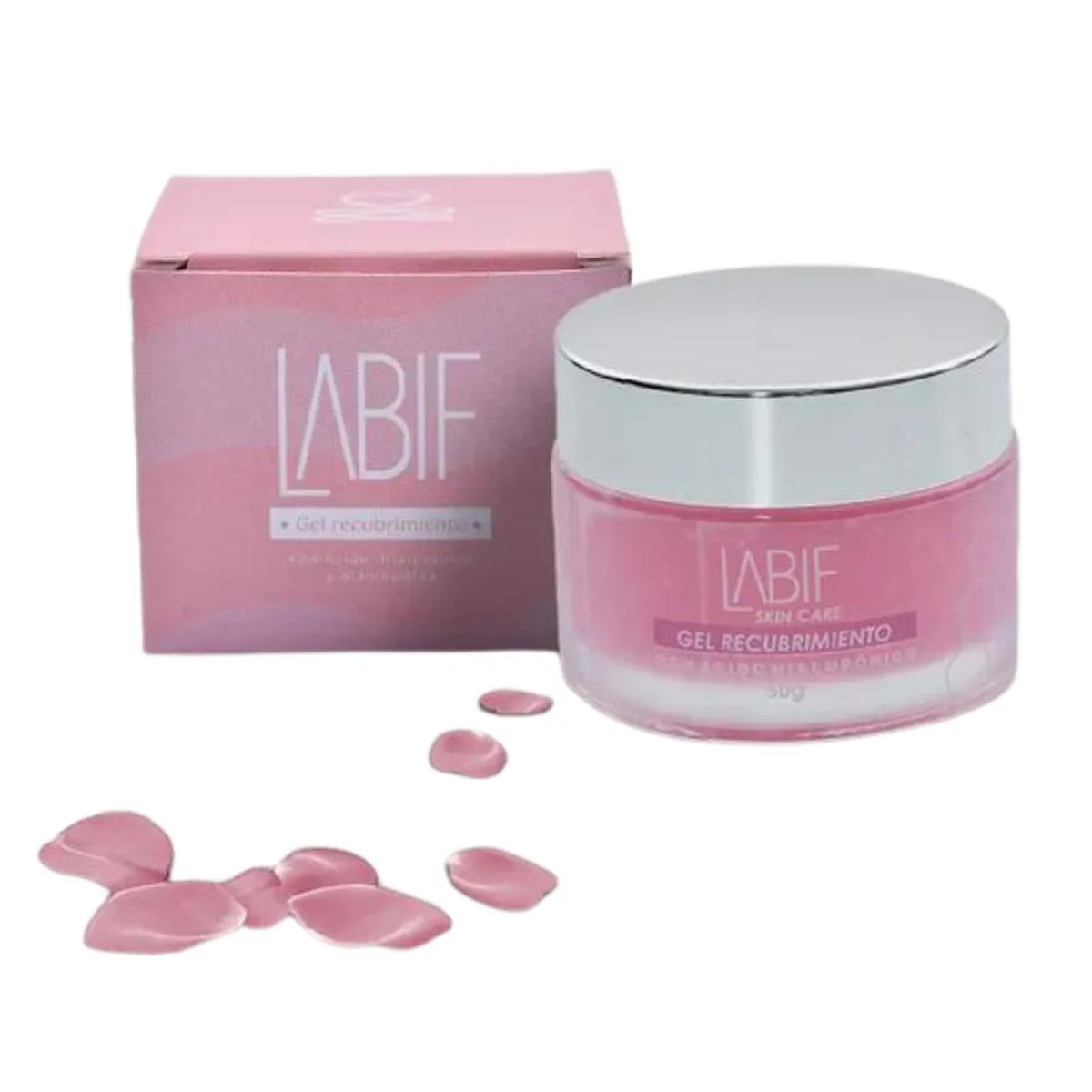 GENERICO - Gel Facial LABIF con Ácido Hialurónico y Niacinamida  Hidratante y Sellador 50 g