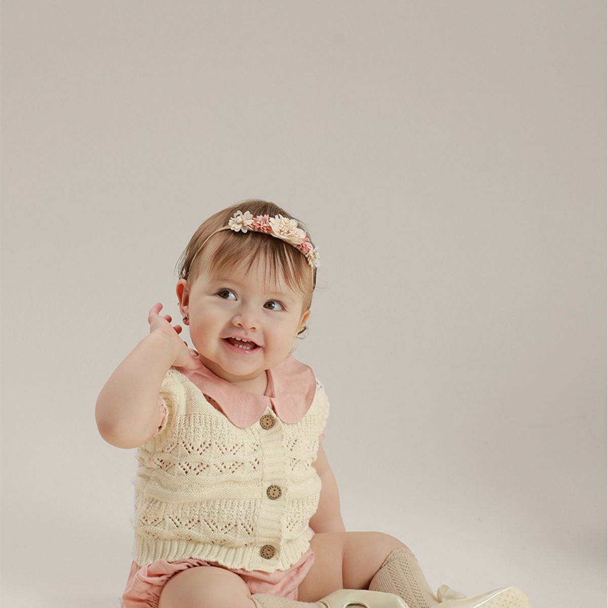 BABY SAMUU - Chaleco Vintage Sofisticado Adele