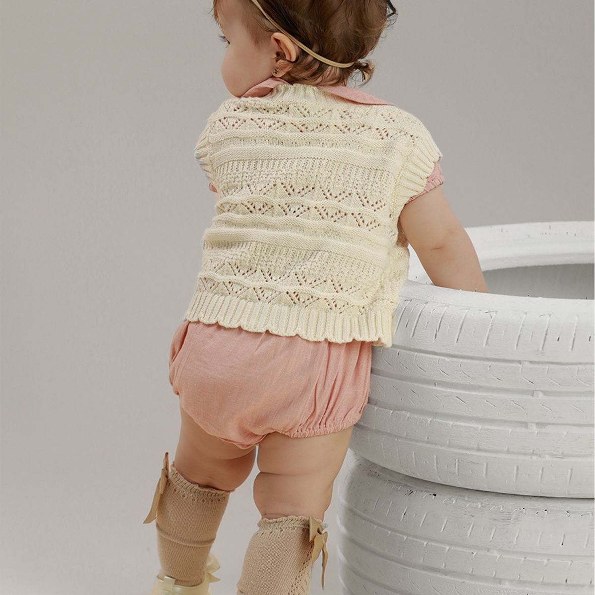 BABY SAMUU - Chaleco Vintage Sofisticado Adele