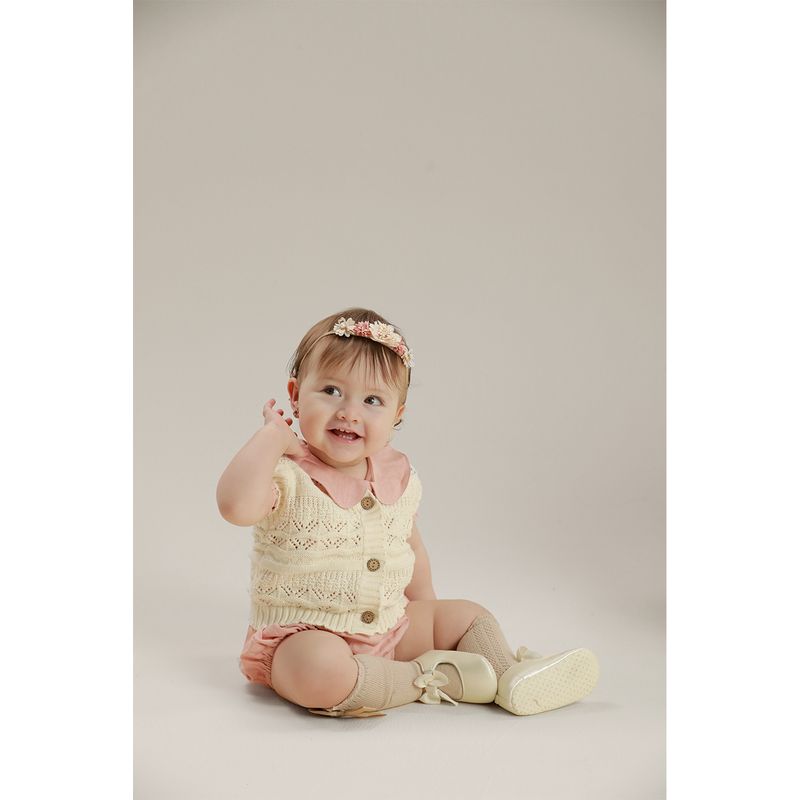 GENERICO - Chaleco Vintage Sofisticado Adele Baby Samuu