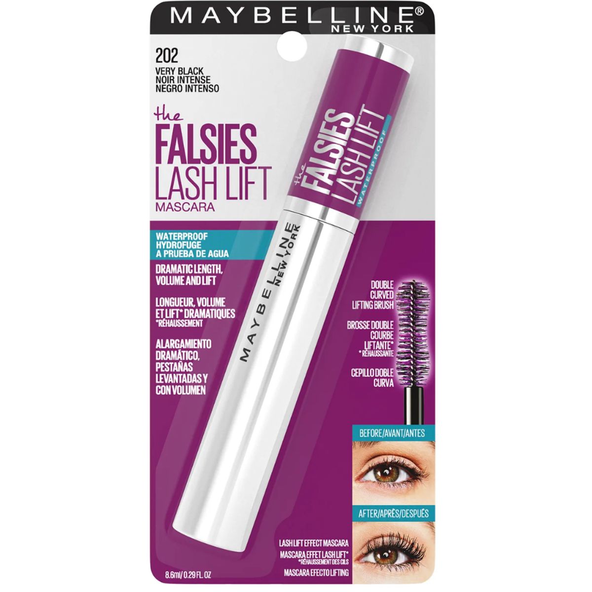 MAYBELLINE - Pestañina Maybelline Falsies Lash Lift 202 Waterproof