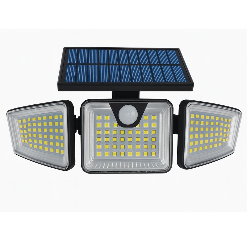GENERICO - Luz Led Lampara Pared Solares Exteriores Cabezal Ajustable