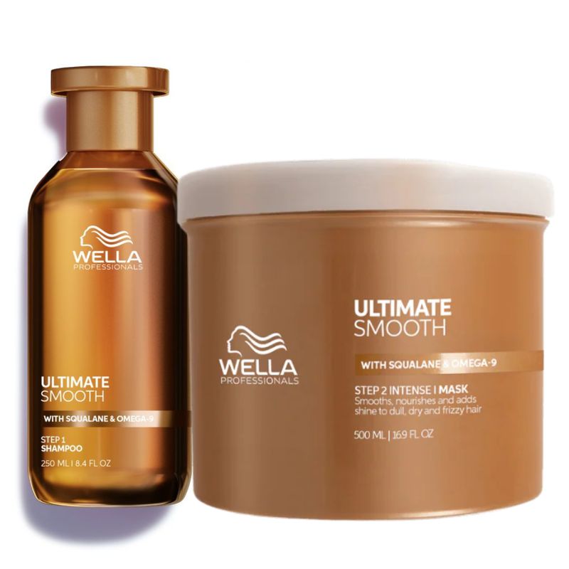 WELLA - Duo Ultimate Smooth Wella Shampoo 250 + Masc 500 ml