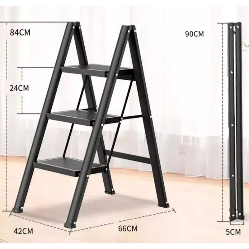 GENERICO - Escalera Metálica 3 Pasos