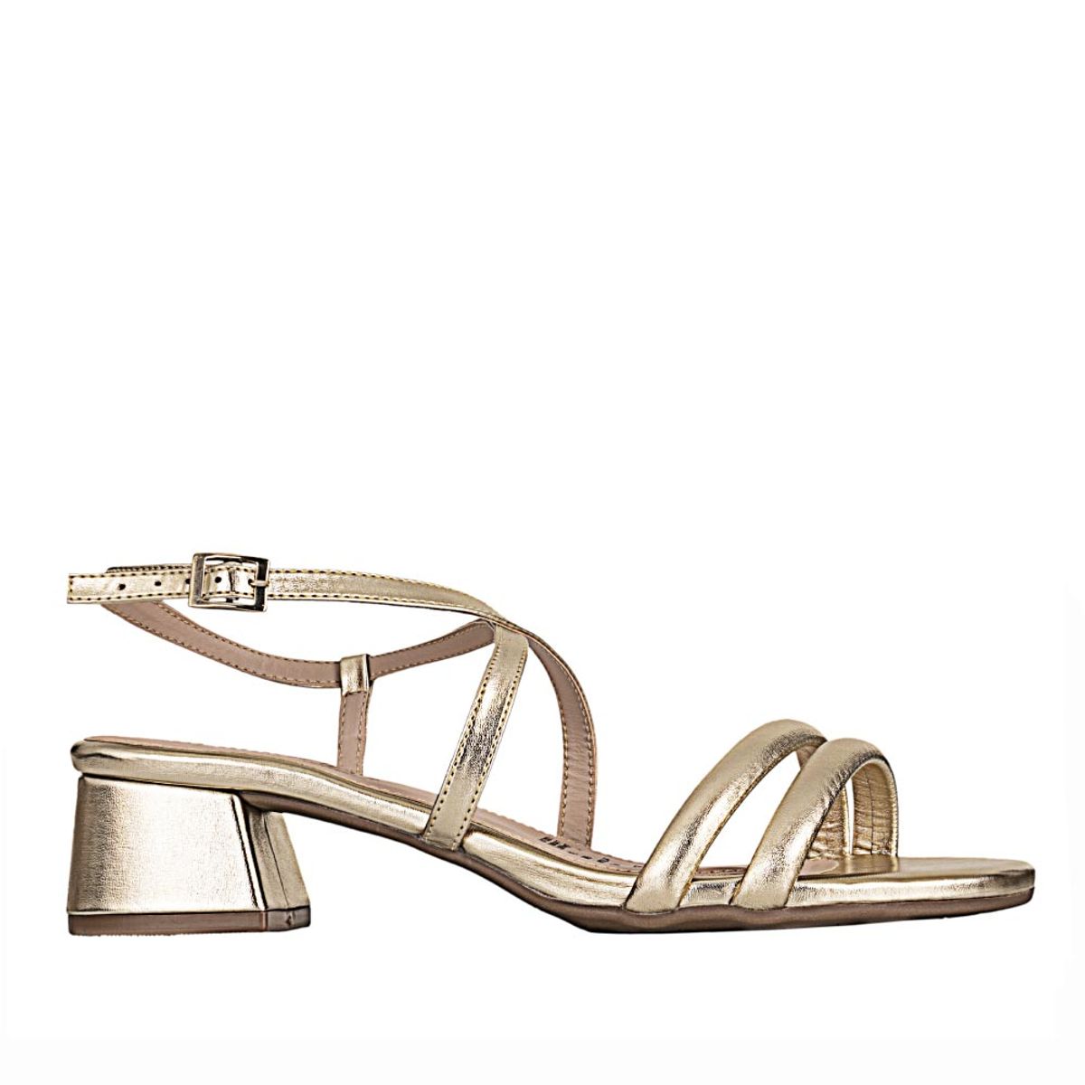 FRATTINI - Sandalia tacon de Mujer marca FRATTINI en Color DORADO   SANDG03