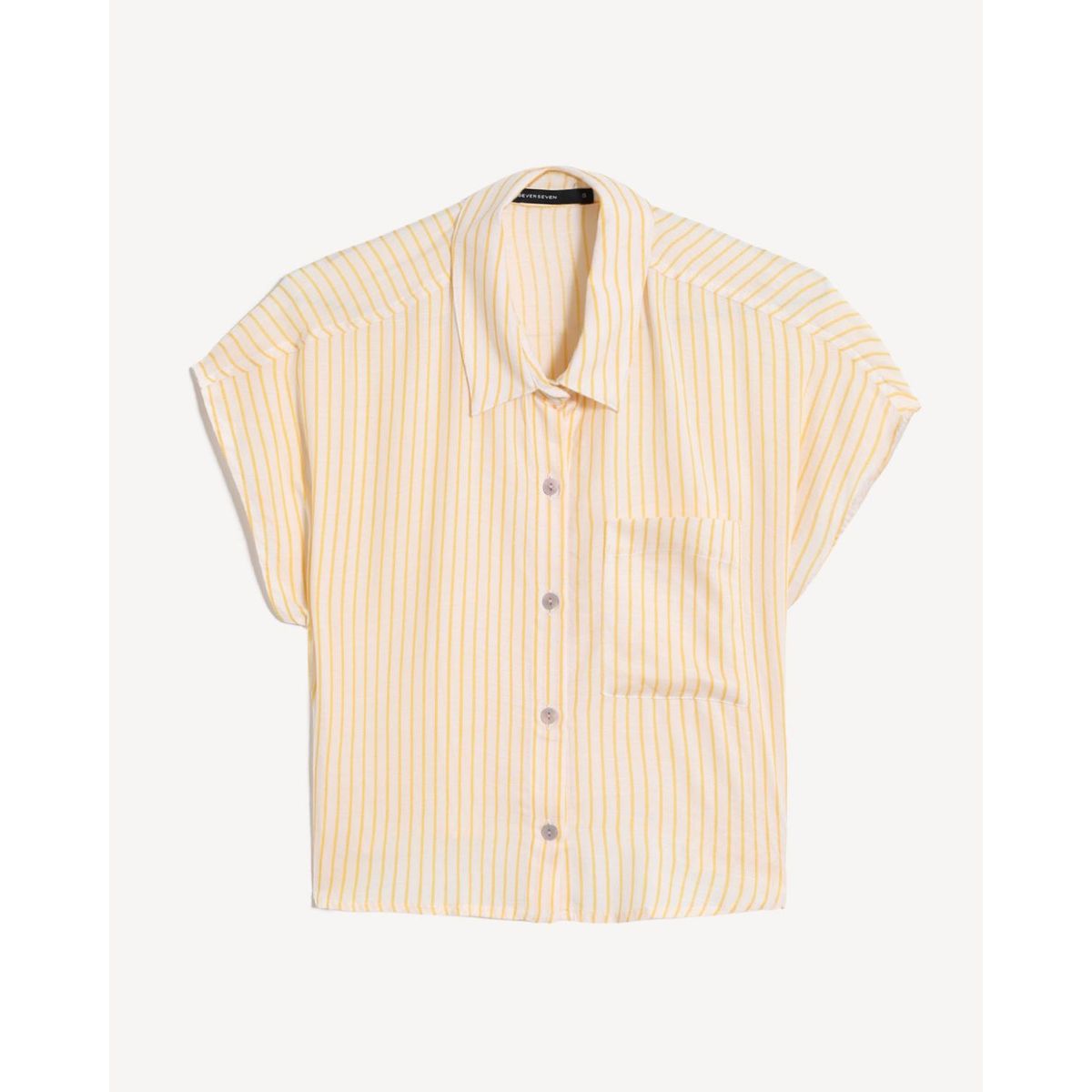 SEVEN SEVEN - Blusa Camisera Crop Top  Para Mujer Beige Seven Seven