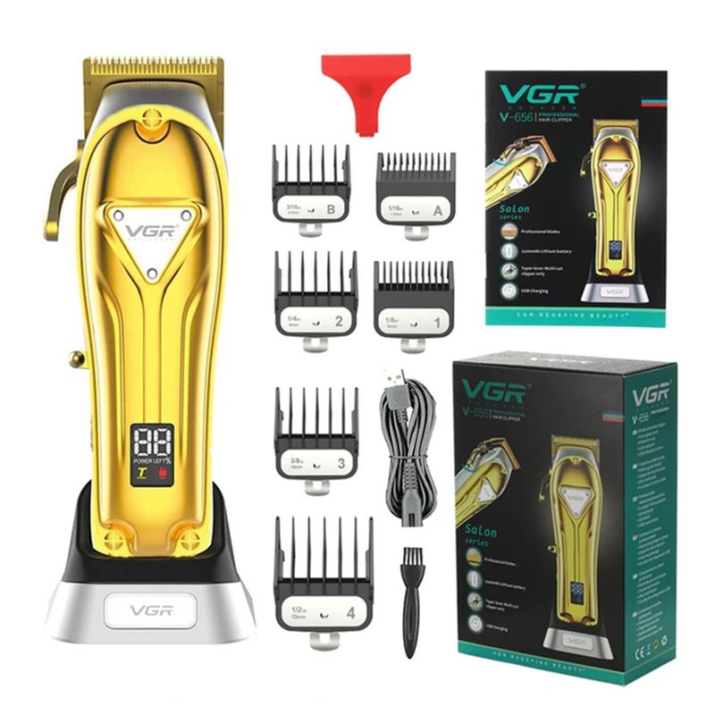 VGR - Cortadora de Cabello Profesional Inalámbrica -  V-656Dorada