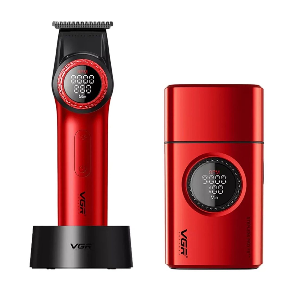 VGR - VGR V‑977 & V‑377 Professional Trimmer + Foil Shaver Combo