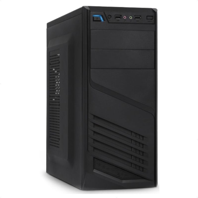 XTECH - Gabinete Pc Chasis Atx + Fuente De Poder 600w Xtech Xtq-200