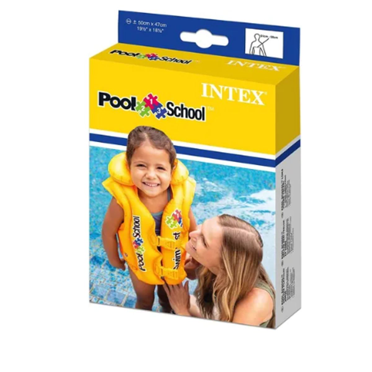 INTEX - Intex Chaleco Inflable Pileta Rio Mar 58660 Para Niños
