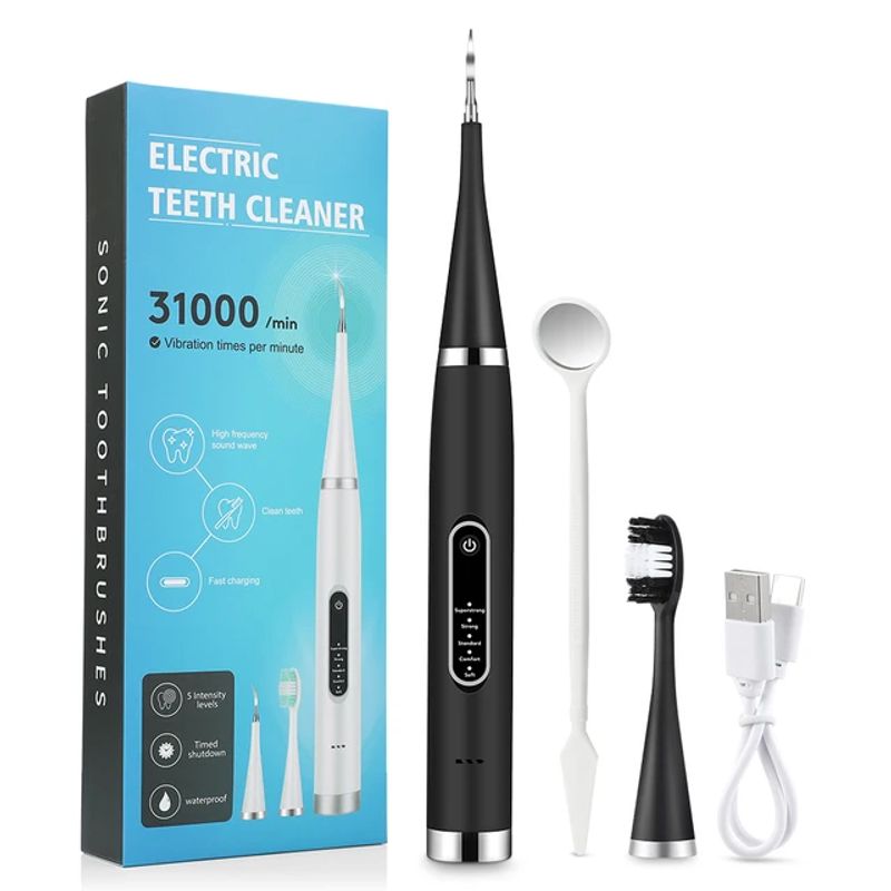 GENERICO - Cepillo Eléctrico Dental Quita Sarro Portátil Recargable