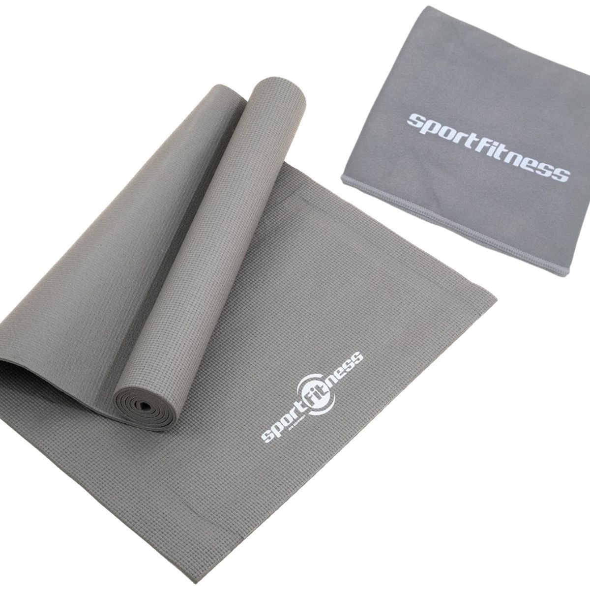 SPORT FITNESS - Mat Yoga 6mm + Toalla Microfibra Wicking Sportfitness