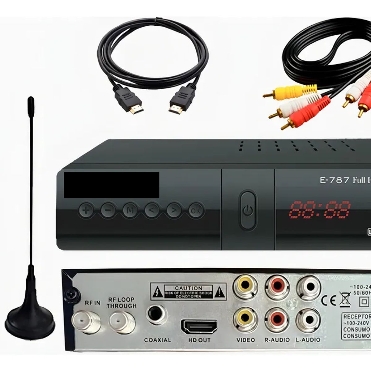 GENERICO - Decodificador Tdt Receptor Tv Digital Dvb Hdmi Antena