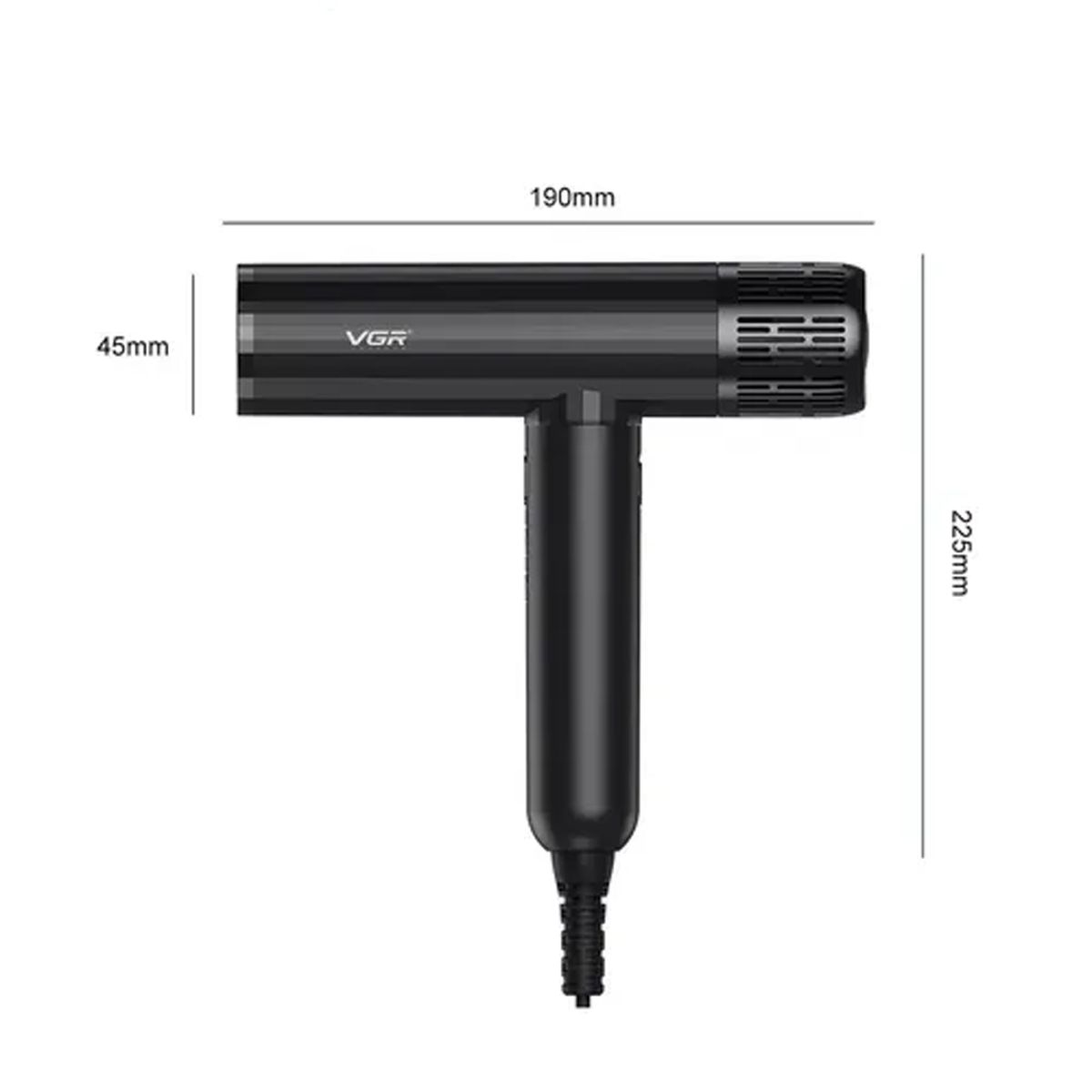 VGR - Secador de Cabello Profesional VGR V-427 – Motor BLDC 110,000 RPM