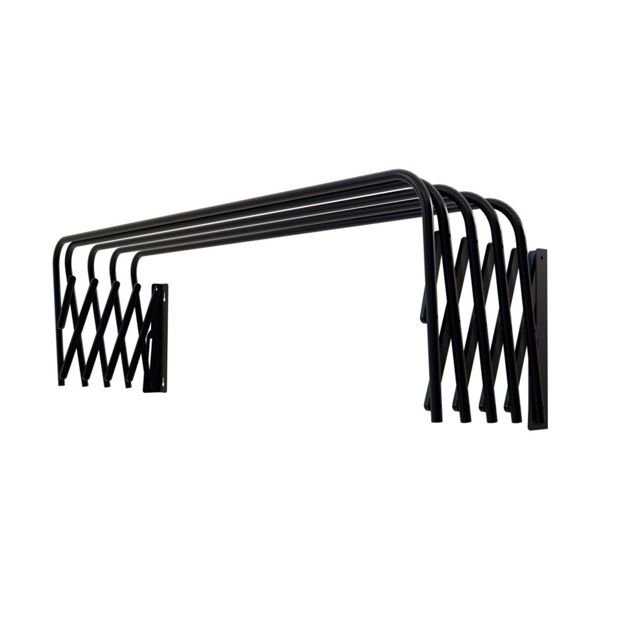 REJIPLAS - Tendedero de pared 100cm negro