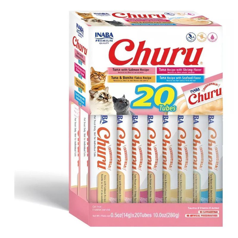 GENERICO - Churu Surtido Seafood 20 Tubos