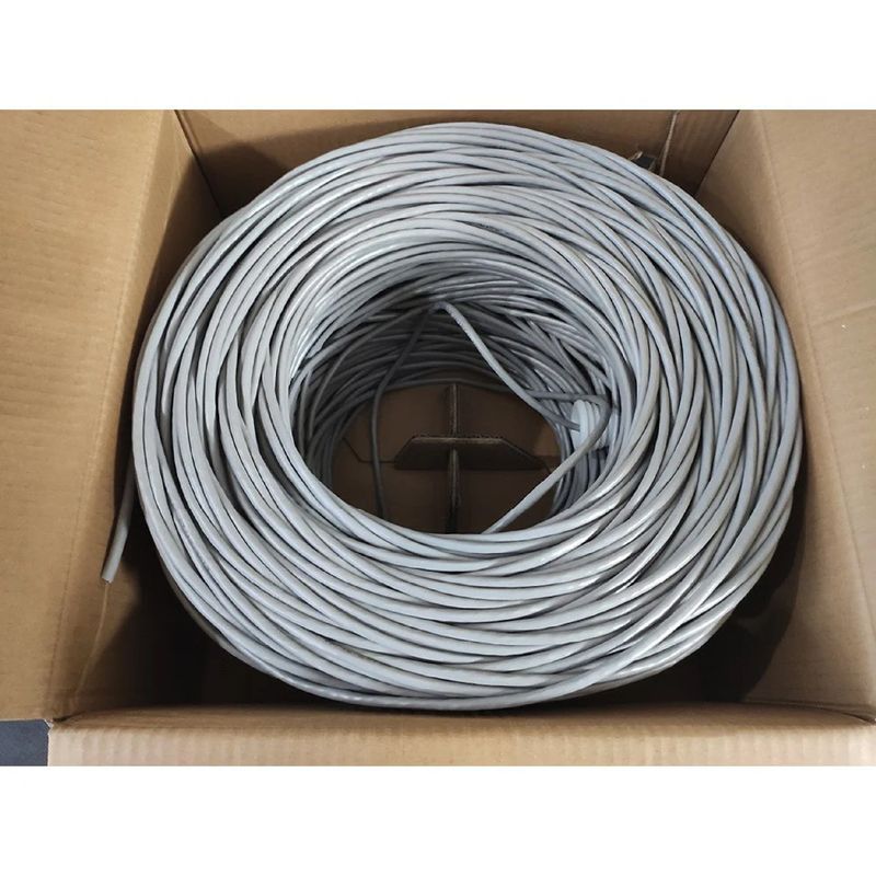 HIKVISION - 200 Mts Cable Utp Cat 5e Gris Hikvision 100% Cobre