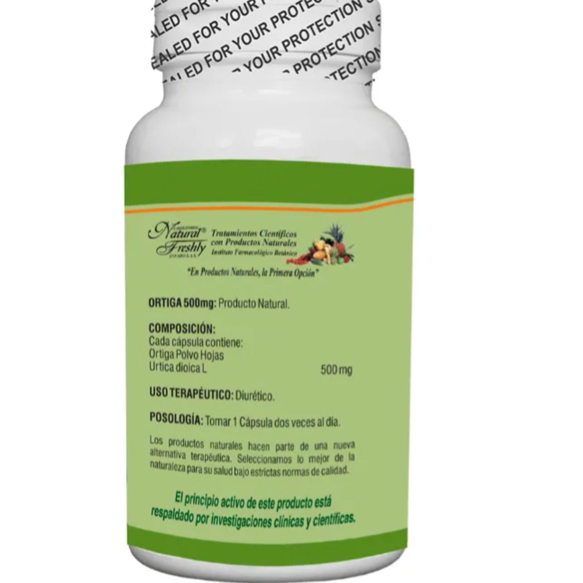 NATURAL FRESHLY - ORTIGA FRESHLY 500 MG X 100 CAPSULAS