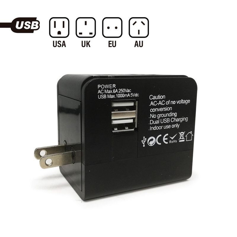 SUKRA - Adaptador de Corriente Universal SK001 usb SUKRA