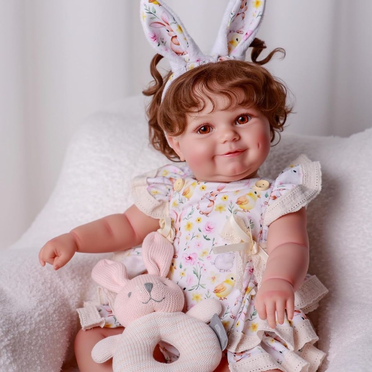 GENERICO - Bebe Reborn Cuerpo De Algodón Niña Manuela