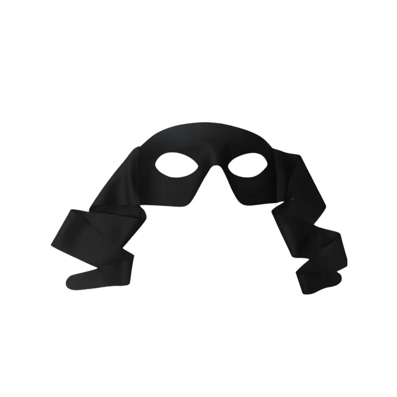 GENERICO - Mascara Antifaz De Tela Disfraz Halloween Zorro Tortugas X1