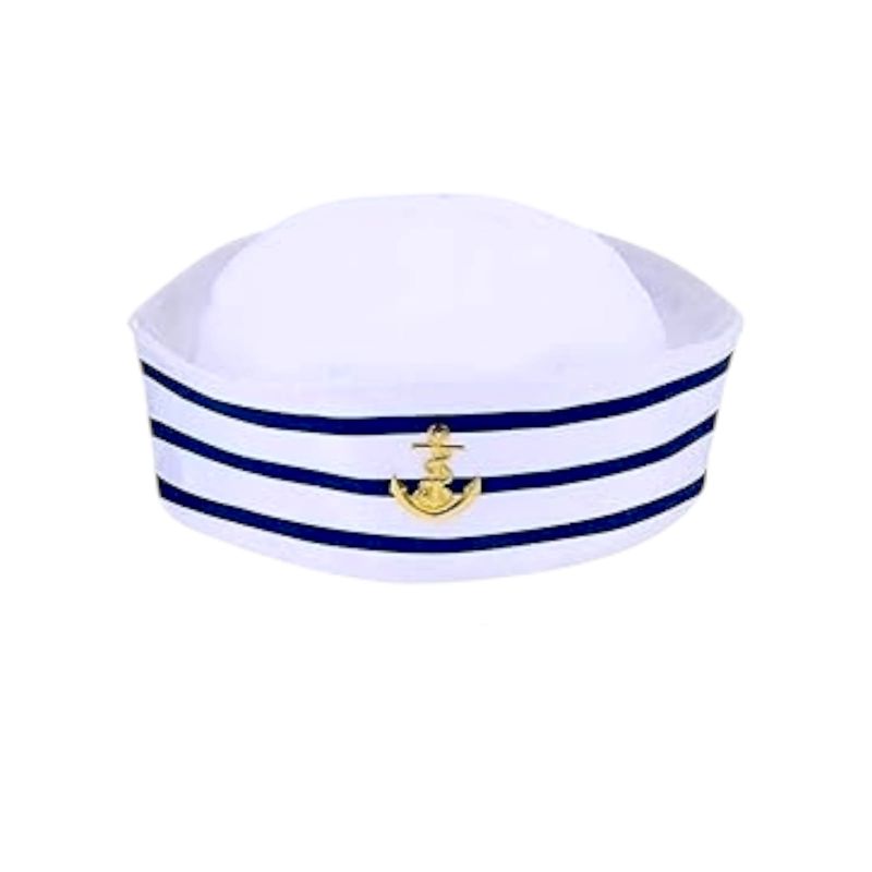 GENERICO - Gorro Sombrero Marinero Disfraz Halloween Adultos Y Niños