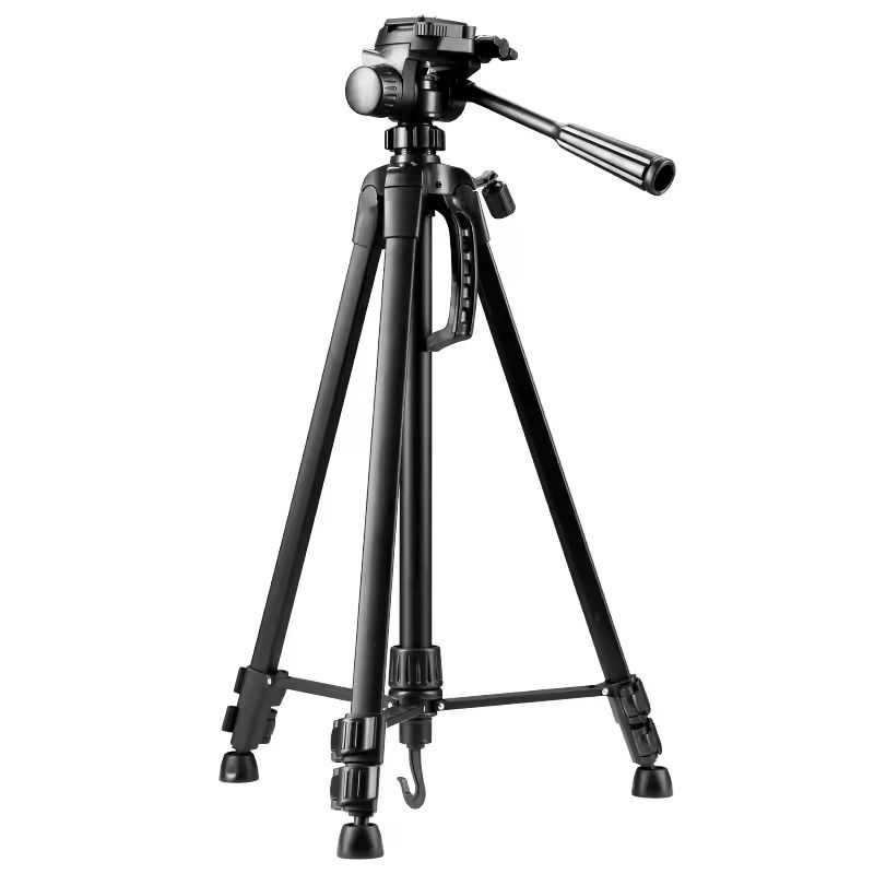 GENERICO - Trípode profesional para cámara WT-3520 + Clip Para Celular 140cm
