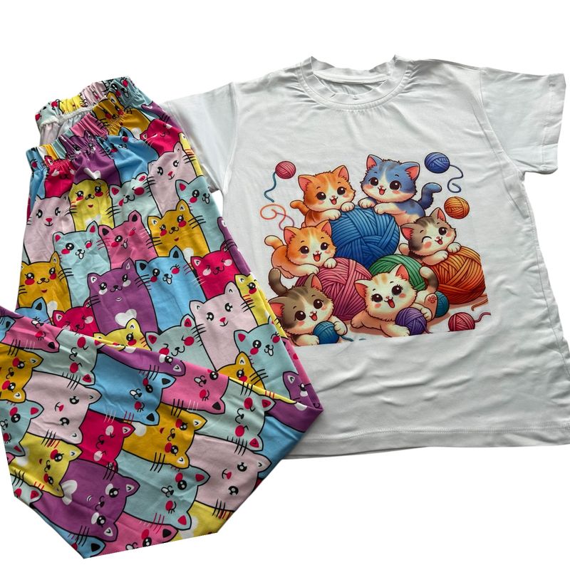 BRYKE - Pijama Niña Gaticos 2