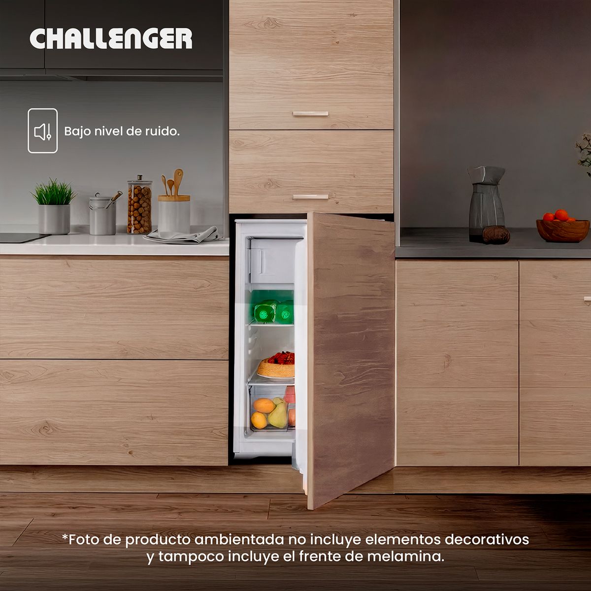 CHALLENGER - Nevera Panelable Blanca Challenger CP122 - 122 Litros Brutos