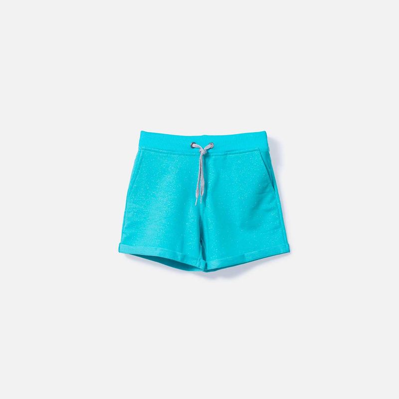 MIC - Short de Mic con cordón azul para niña