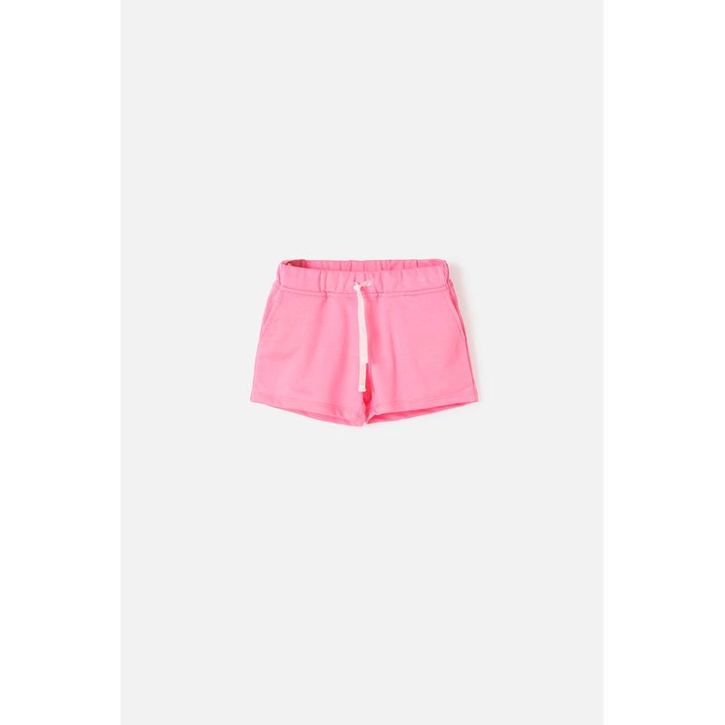 MIC - Short de mic con cordón rosado para niña