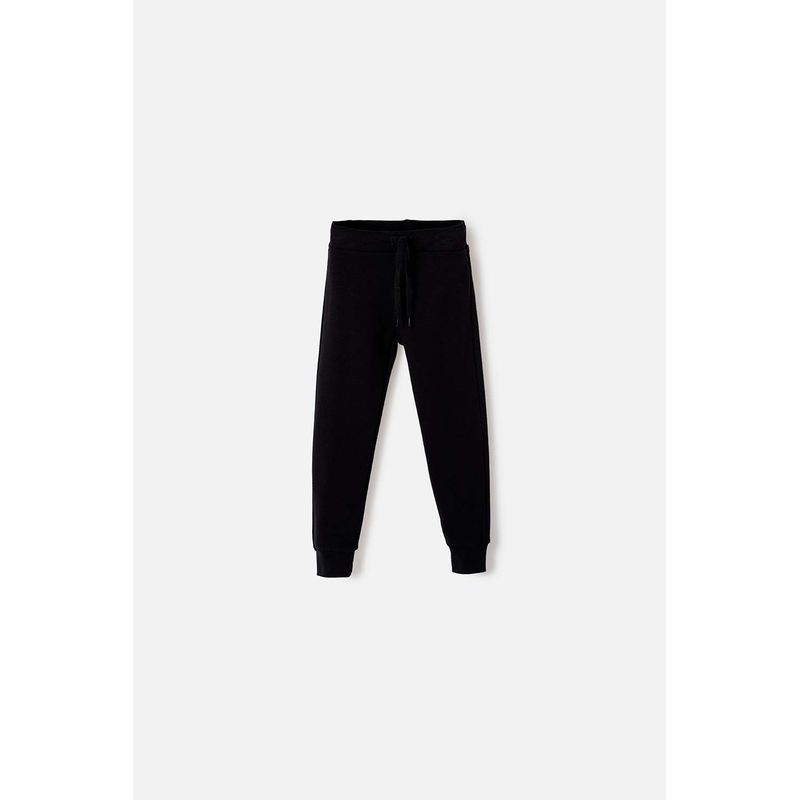 LITTLEMIC - Jogger de LittleMic con cordón negro para niño 2T a 5T