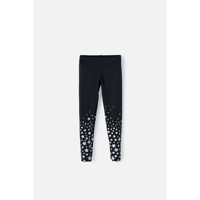 MIC - Jogger Mic estampado negro para niña