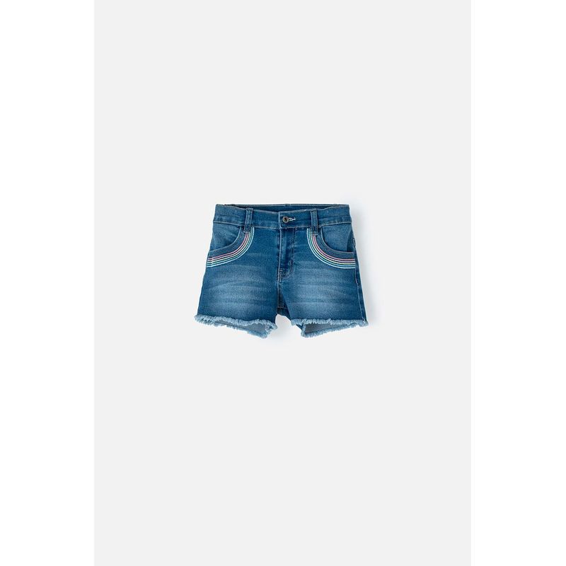 MIC - Short de Mic Indigo medio para niña