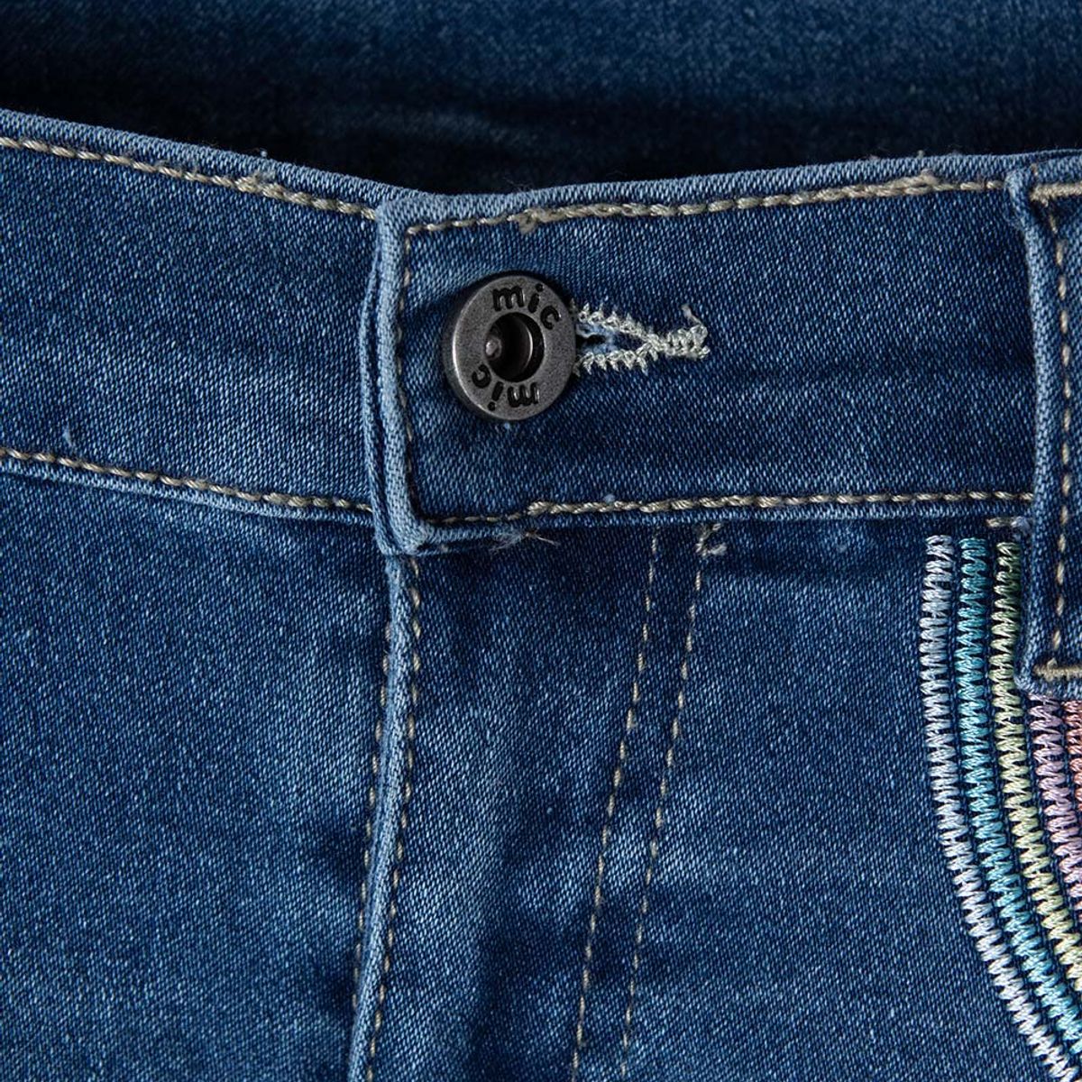 MIC - Short de Mic Indigo medio para niña