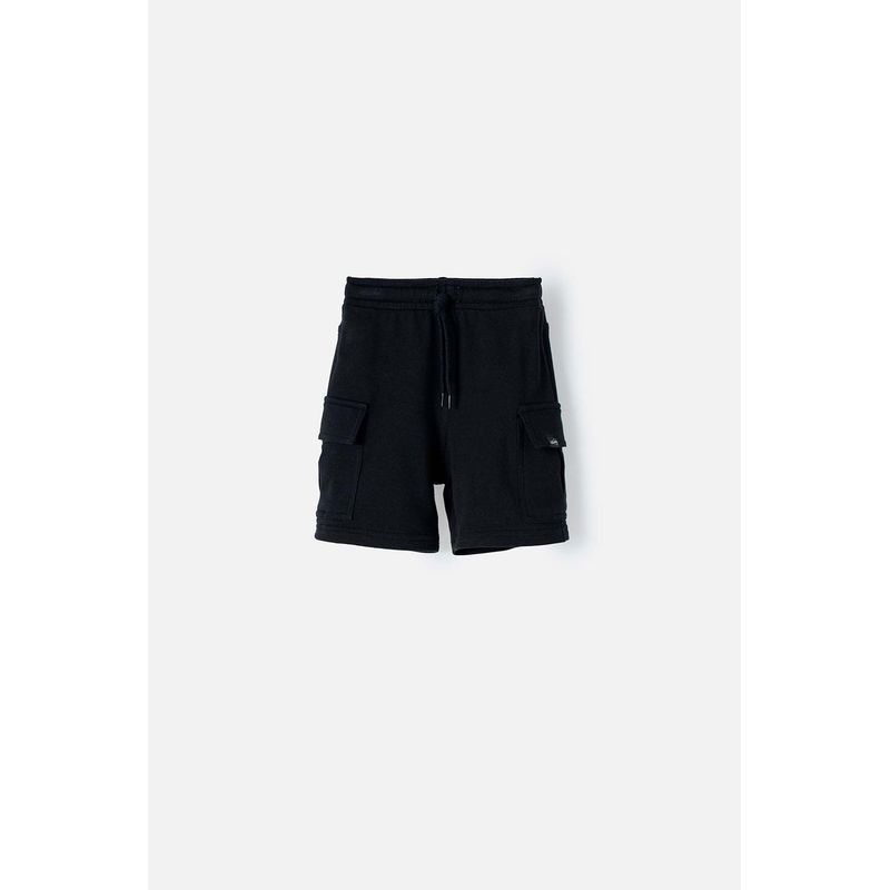 LITTLEMIC - Bermuda LittleMic con cordón negro para niño 2T a 5T