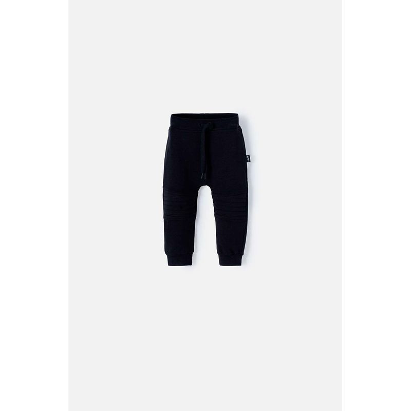 LITTLEMIC - Jogger LittleMic con cordón negro para bebé niño