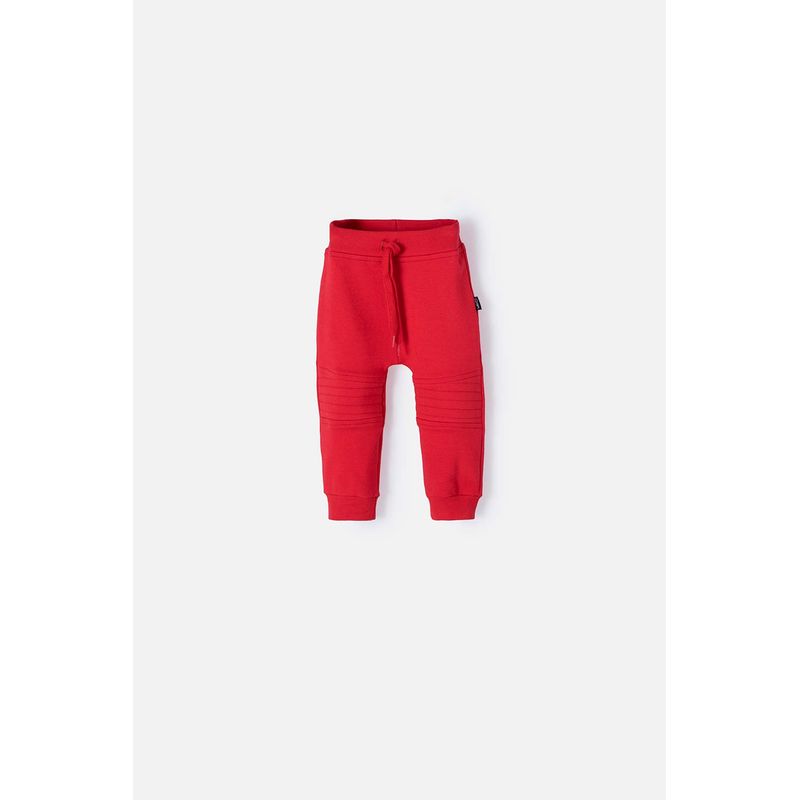 LITTLEMIC - Jogger LittleMic con cordón rojo para bebé niño